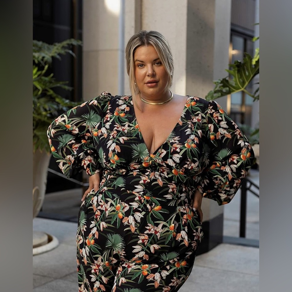 Floral Print Puff Sleeved Top and Pants by @Nataliemeansnice